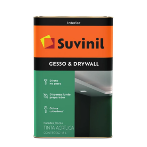 TINTA BRANCO GESSO & DRYWALL 18LT SUVINIL 50508912 - 921762 - 50508912