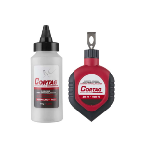 CARRETEL DE LINHA COM GIZ VERMELHO 30M P/DRYWALL/GESSO CORTAG 61810 - 919648 - 61810