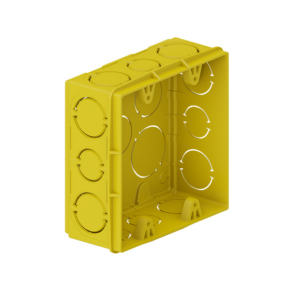 CAIXA DE LUZ 4X4 AMARELA TIGRE FLEX QUADRADA - 905448 - 33043619