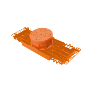 CAIXA DE LUZ OCTAGONAL P/LAJE LARANJA C/SUPORTE PLASTILIT - 923796 - 20100354