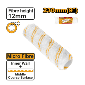 ROLO DE PINTURA MICRO FIBRA 12MMX23CM S/CABO HRC3323012 INGCO - 931249 - HRC3323012