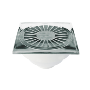 RALO SIFONADO PLASTILIT QUADRADO SAIDA EMBAIXO 100X38X40 CROMADO 20102103 - 921234 - 20102103