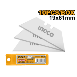 JOGO DE LAMINAS TRAPEZOIDAIS P/ESTILETE 61X19MM C/10PC HUKB61001 INGCO - 929418 - HUKB61001