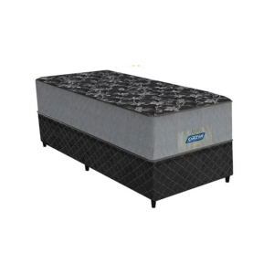 CONJUGADO GAZIN ELEGANCE MOLEJO MOLAS BONNEL SOLTEIRO 88CM CINZA - 929787 - 135622