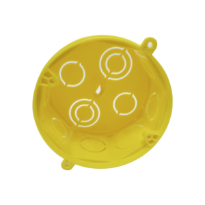CAIXA DE LUZ OCTAGONAL SIMPLES AMARELA PLASTILIT