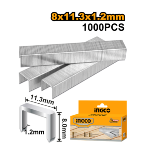 GRAMPO P/GRAMPEADOR 8X11.3X1.2MM CX C/1000PC STS0208 INGCO - 931600 - STS0208