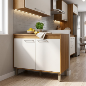 BALCAO LUCIANE CAPRI 70CM 02 PORTAS FREIJO/ARENAS - 934378 - 0350 LUCIANE