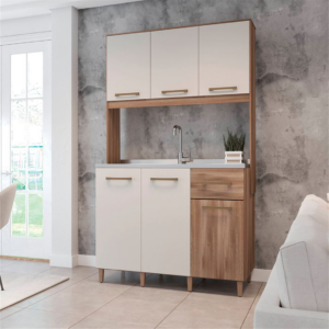 COZINHA MOVEIS PARANA ALICE 1,20 POP FREIJO/OFF WHITE 1700.63 - 926744