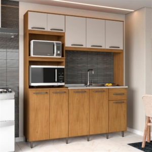 COZINHA MOVEIS PARANA IARA POP 1,82MTS FREIJO/OFF WHITE 2432.63 - 929605
