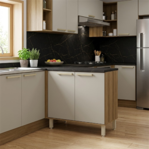 BALCAO LUCIANE ISIS 800 MOCCA LACA/AVELA - 930509 - 0250 LUCIANE