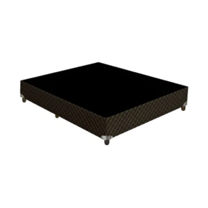 BASE DE BOX KING 1,93 GAZIN POLIESTER BORDADO MARROM - 934025 - 600100