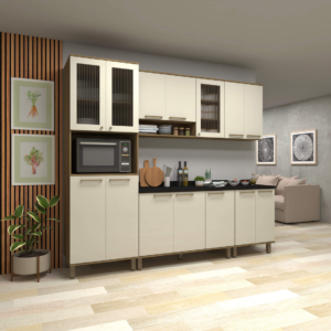 COZINHA LUCIANE ISIS 6PC MOCCA LACA/AVELA (0250/0253/0254/0256/0259/0264) - 929945 - 0264[6828945] LUCIANE
