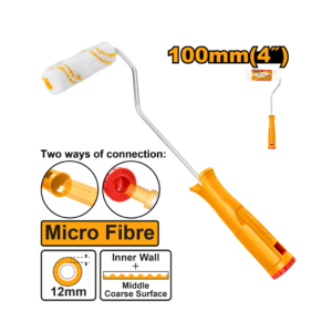 ROLO DE PINTURA MICRO FIBRA 12MMX10CM C/GARFO HRHT281002 INGCO - 932350 - HRHT281002