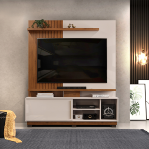 HOME ATENAS DJ COM PES A1,84 L1,50 FREIJO/OFF WHITE - MEIRA - 930048 - 26125222