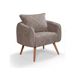 POLTRONA SILVA FLEX GEORGIA VELUDO BEGE 1108 - 930356