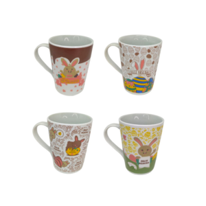 CANECA DE PORCELANA 310ML C/CX PASCOA ALLIS DECORACOES 4015 - 934406 - 4015
