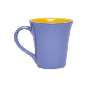 CANECA TULIPA CERAMICA 330ML AMARELO/AZUL AX:101650 AO8F - 928319 - 101655