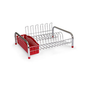 ESCORREDOR CLASSICO C/PORTA COPOS PIATINA INOX REF 619 STOLF - 921049 - 619