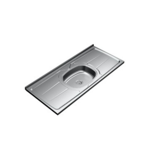 PIA INOX TOTAL 1,20 GHELPLUS PLUS CUBA N4-110MM NORMAL S/VALVULA - 004434 - 10.01.31200