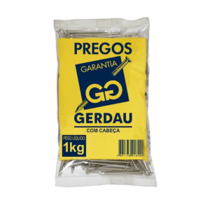 PREGO POLIDO C/CABECA 1KG 17 X 27 (TABUAS E RIPAS) - 002665 - 00031