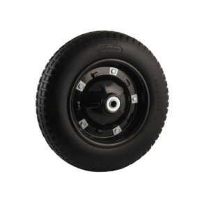 RODA PARA CARRINHO DE MAO ARO PVC C/PNEU MACICO 3.5-8 2L AZUL EIXO 1" BISAO - 929056 - 31697