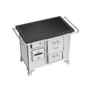 FOGAO A LENHA PETRYCOSKI MARUMBY GABINETE Nº1 CHAPA DE VIDRO  BRANCO ( LADO DIREITO) - 934330