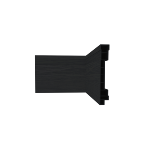 RODAPE DE PVC PLASBIL 10CM NOBRE PRETO BARRA C/2,40MT - 921976 - 0141.232
