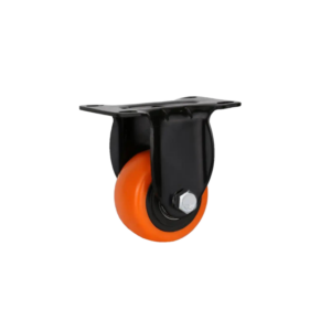 RODIZIO DE PVC LARANJA FIXO 2" BS-PVC-BE-R50 BISAO - 931052 - BS-PVC-BE-R50