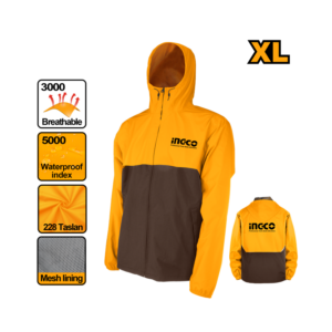 JAQUETA JAPONA IMPERMEAVEL RESPIRAVEL XL HJATL2281.XL INGCO - 931310 - HJATL2281.XL