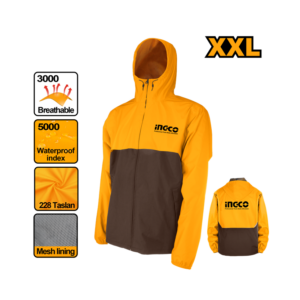 JAQUETA JAPONA IMPERMEAVEL RESPIRAVEL XXL HJATL2281.XXL INGCO - 931311 - HJATL2281.XXL