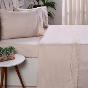 JOGO DE CAMA MICROFIBRA CASAL MARFIM - 922599 - 15.02.0086-0048