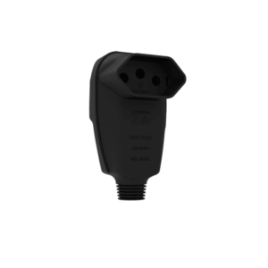 TOMADA FEMEA ENERBRAS MOVEL 2P+T 20AMP 90º 086-EP/P PRETO CARTELA C/1PC - 909892 - 086-EP/P