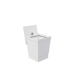 LIXEIRA AVULSA BRANCO 1446B STOLF - 921141 - 1446