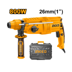 MARTELETE INGCO COMBINADO SDS PLUS 800W 127V URGH9028-9 MANDRIL NORMAL com maleta - 929542 - URGH9028-9