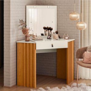 PENTEADEIRA CAMARIM DE CANTO GLITTER CINAMOMO/OFF WHITE ALBATROZ - 929974 - 193[192738]