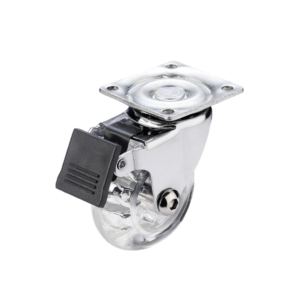 RODIZIO DE GEL GIRATORIO C/FREIO 2" BS-PU-TRP-SB50 BISAO - 931039 - BS-PU-TRP-SB50