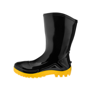 BOTA DE PVC C/AMARRA PRETO/AMARELO Nº 44 WORKF MARLUVAS - 933147 - 700498-44