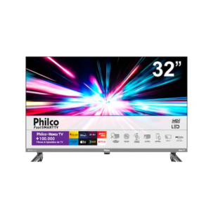 TV 32P PHILCO SMART  PTV32K34RKGB USB HDMI - ROKU - 922639 - 063901130/099323107